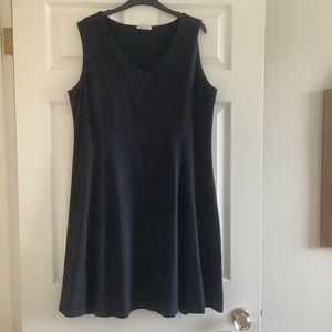 Woman’s navy blue Dolcezza dress.